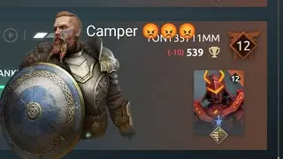 How to Defeat Campers in Shadow Fight Arena  || Making camper CRY  || Shadow Fight 4 Arena
