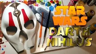 Painting A 3D Printed (Star Wars KOTOR Darth Nihilus Mask)