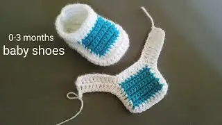 How to make baby shoes/booties/crocs || Step by step|| For beginners