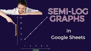 How to create a SEMI-LOG graph in Google Sheets | Easy tutorial (2022)