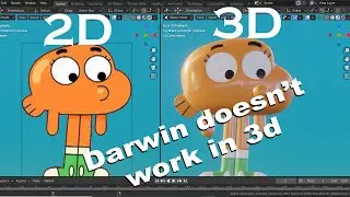 Gumball doesn't work in  3d the : Darwin edition