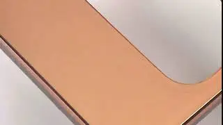 LETTER B COPPER POLISHED