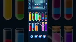 Water Sort Level 124 Walkthrough Solution Android/iOS