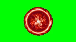 💥Red Magic Portal Green Screen | Fiery Energy Vortex Animation | Fantasy VFX Loop