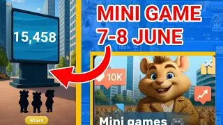 New Hamster Kombat Mini Game Today |  Hamster Kombat Update