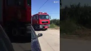 HeBei,China fire engine responding to Explosion Accident!