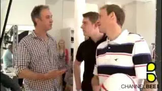Ian Phillips-McLaren on a shoot with Tim Lovejoy