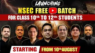 Launching The Most Awaited NSEC Batch 🔥| For Class 10th to 12th Students ⚡Olympiad Wallah
