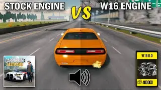 Rev Up Your Engines: Stock vs W16 Engine Sound in Car Parking Multiplayer New Update