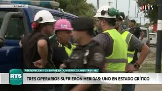 🚨 #ROSARIO | DOS OPERARIOS GRAVEMENTE HERIDOS TRAS RECIBIR UNA DESCARGA EL&Eacute;CTRICA