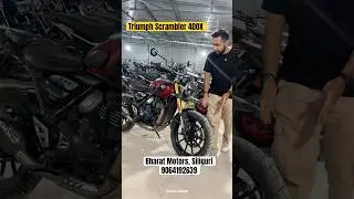 Second Hand Bikes In Siliguri - Triumph Scrambler 400X | Cheapest Second Hand Bikes Showroom #shorts