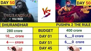 Dhurandhar movie day 50 collection|Dhurandhar business|Pushpa 2|topalways 
