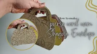 Purse Card | Shagun envelope | Unique Cash Envelope | Designer Shagun Envelope | Tutorial Handbag 👜