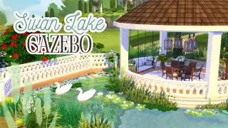 The Sims 4 ● Swan Lake Gazebo ● CC-Build