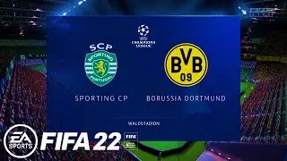 FIFA 22 - Sporting CP vs Dortmund UEFA Champions League Group Stage 2021/22 | Next-Gen Gameplay
