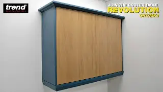 Creating a kitchen cupboard cornice | CRT MK3 Portable Benchtop Router Table