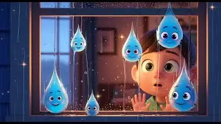 Counting Raindrops on a Windowpane | Nursery Rhyme Song