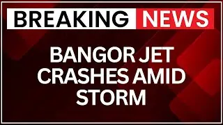 Bangor Jet Crash: Bombardier Challenger Catches Fire During Winter Storm Takeoff