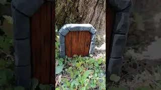 A Tiny Fantasy Door &ndash; Hand Carved from Wood #fantasy  #woodcarving #miniaturedoor #fantasycraft