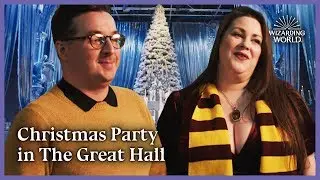 Christmas Party in the Great Hall | Wizarding World Gold