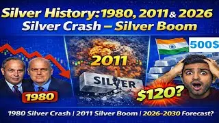 Silver History : 1980, 2011 & 2026 Silver Crash से Silver Boom तक | Cash study/Future 2026-2030