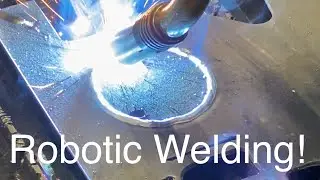Testing Robotic Welding on a Go Fab CNC Table!