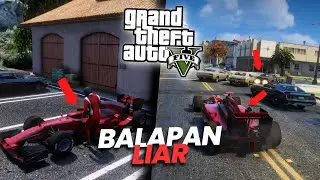 Gua Mengikuti BALAPAN LIAR di Jalanan Desa PAKAI MOBIL F1 di GTA 5! (Mod)