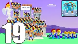 Archery Bastions: Castle War – Gameplay Walkthrough Part 19 | Spartan Archer Temple & Spear Army