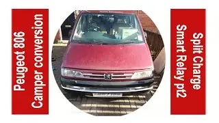 Split Charge Relay2,  My Peugeot 806 aka our Night Camper and Photo Bus.