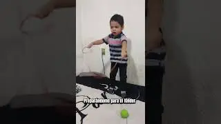 Preparandome para el K&iacute;nder #kinder #escuela #bebes #com&eacute;dia #viral