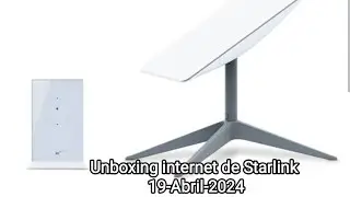 Unboxing Starlink internet
