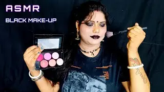 ASMR ~ Doing My Sweet Bridal Black Makeup || (Personal Attention) @asmrsangi7044