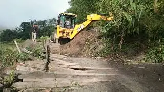 48th Moka AC MLA JCB first time after decades at Mopong Hongkong PWD road