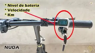 Замена дроссельной заслонки для складного электровелосипеда NUDA - ЖК-дисплей