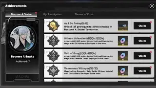 Bleach Soul Resonance: Become A Snake Completion Rewards