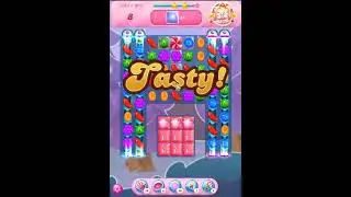 Candy Crush Saga Level 384 - 3 Stars,  19 Moves Completed
