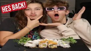HE'S BACK!? SUSHI MUKBANG - CALIFORNIA ROLL, DYNAMITE ROLL!