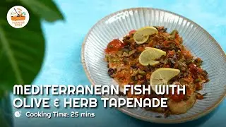 Mediterranean Fish Recipe with Homemade Tapenade 🫒 | Restaurant-Style Dish | Foodies Only