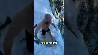Would you try this? 😬❄️ #BuiltDifferent #DeathDive #ExtremeAthlete #YTShorts #Viking #Trending