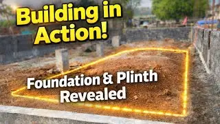 Residential Construction Site Progress 2026 | Foundation & Plinth Level Update #construction #site