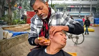 ASMR STRESS Disappears Head Massage by Waris Barber TOK-SEN Massage