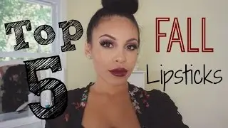 Top 5 Drugstore Fall Lipsticks 2015 | juicyyyyjas | JuicyJas