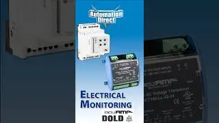 Мониторы тока Dold и 3-фазные преобразователи напряжения AcuAMP от AutomationDirect