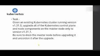 Upgrade Kubernetes Cluster Control Plane and Node Components