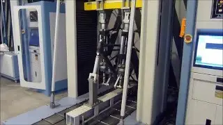 Frame-fatigue test with pedalling forces Video