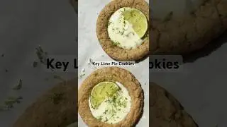 say hello to key lime pie cookies aka graham cracker lime cookies with a creamy citrusy pie filling.