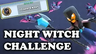 Night Witch Challenge Gameplay & Tips with Woody | Clash Royale