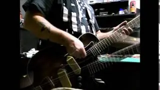 Mike Gee Kustoms Vintage Modern Harmony Stratotone tribute to Dan Auerbach