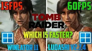 Tomb Raider 2013 Android | Winlator 11 Official vs Ludashi 2.7.4 | Snapdragon 855 Test