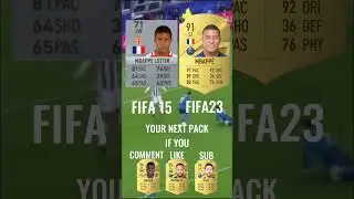 Mbappe fifa 15 vs fifa 23
